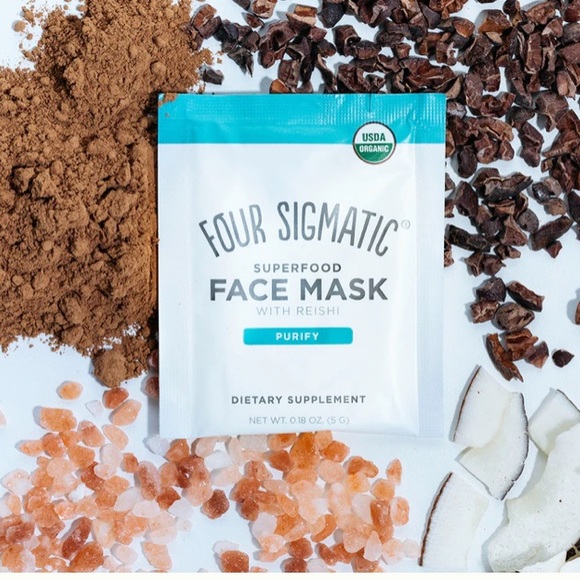 Four Sigmatic Superfood Face Mask Purify 10 Count - Picture 1 of 3